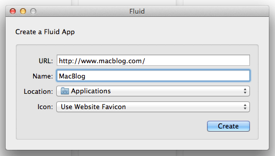 Creating a Fluid app